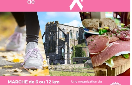 Marche au profit de l'association Think Pink, combat contre le cancer du sein