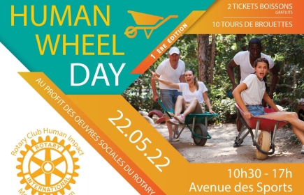Le 22.05.22, nous avons organisé le 1er HUMAN WHEEL DAY. Une journée sportive (course brouettes en relais) et conviviale.