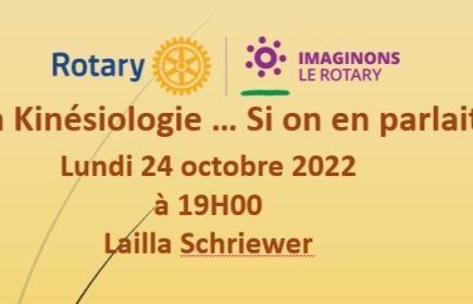 Conférence sur la kinésiologie. Réservation avant vendredi 21 octobre: Polaris ou via maeschristian@yahoo.fr