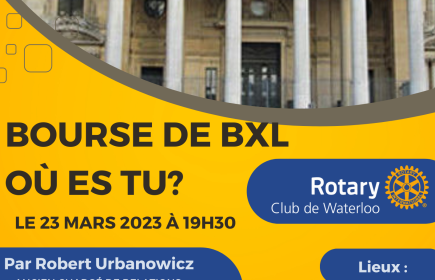 Conférence du 23 mars 2023 sur la Bourse de Bruxelles :  "bourse de Bxl où es tu?"