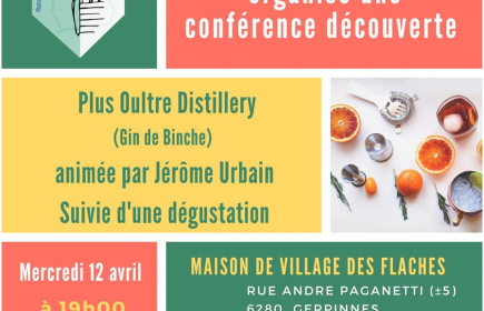 Conférence découverte - dégustation Distillerie Plus Oultre.